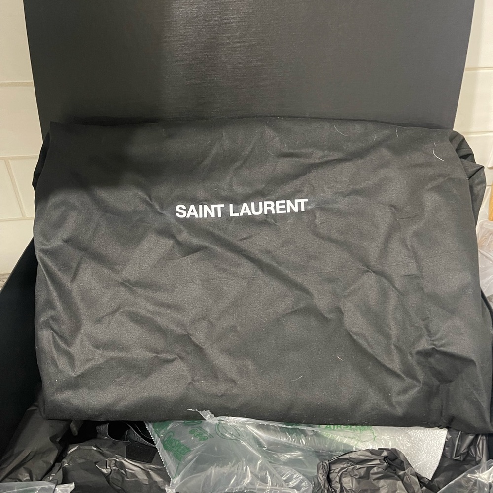 Ysl Yves Saint Laurent Duffle Briefcase Bag In Crocod… Gem